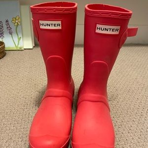 Red Hunter Boots